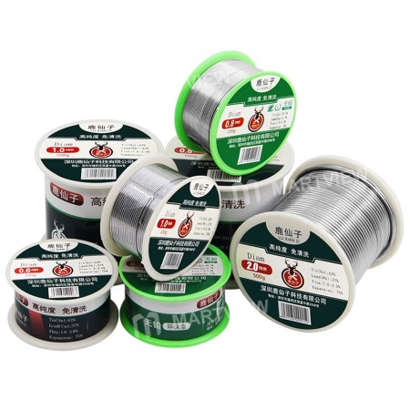 Welding Iron Wire Reel 100g 0.5mm / 0.6mm Lead-Free Tin Line Rosin Core Flux Solder Soldering