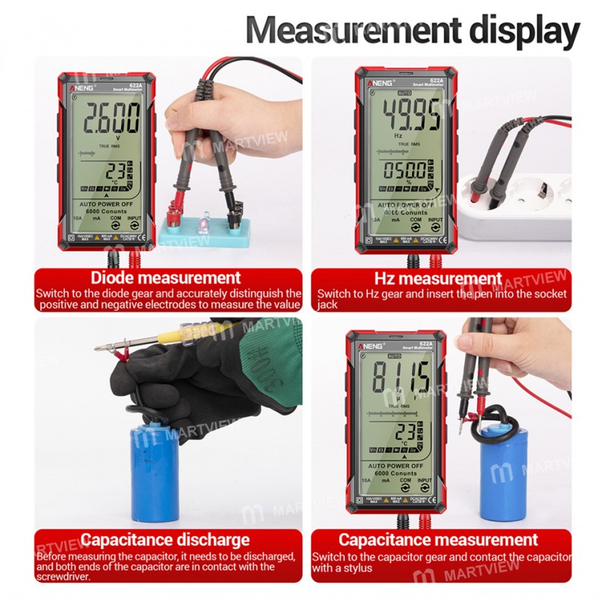aneng 622a-multi-function-auto-range-intelligent-lcd-display-multimeter-8