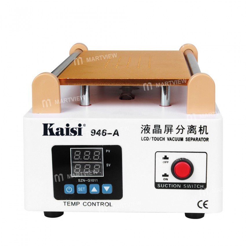 Kaisi 946A LCD Touch Screen Separator Built-in Vacuum Pump Suitable for Mobile Phone Screens Below 7