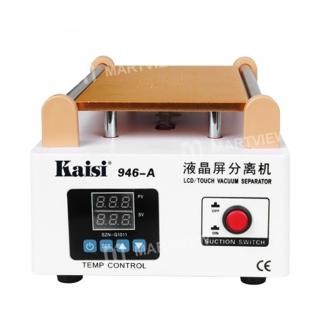 Kaisi 946A LCD Touch Screen Separator Built-in Vacuum Pump Suitable for Mobile Phone Screens Below 7 Inches