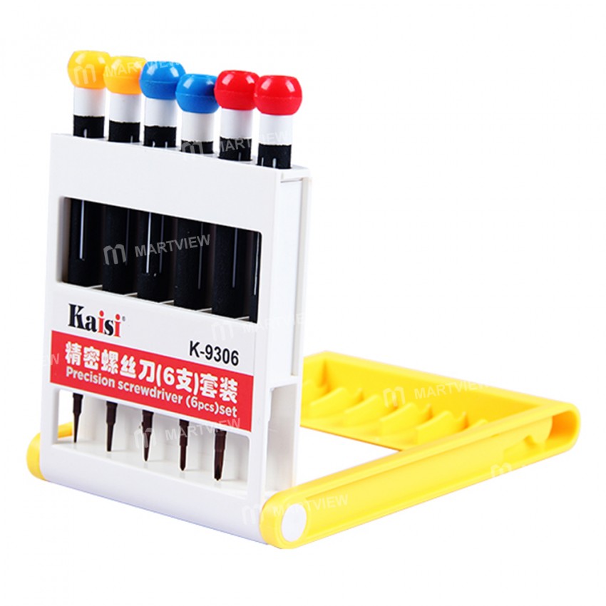 Kaisi K-9306 6-in-1 Precision Magnetic Screwdriver Set