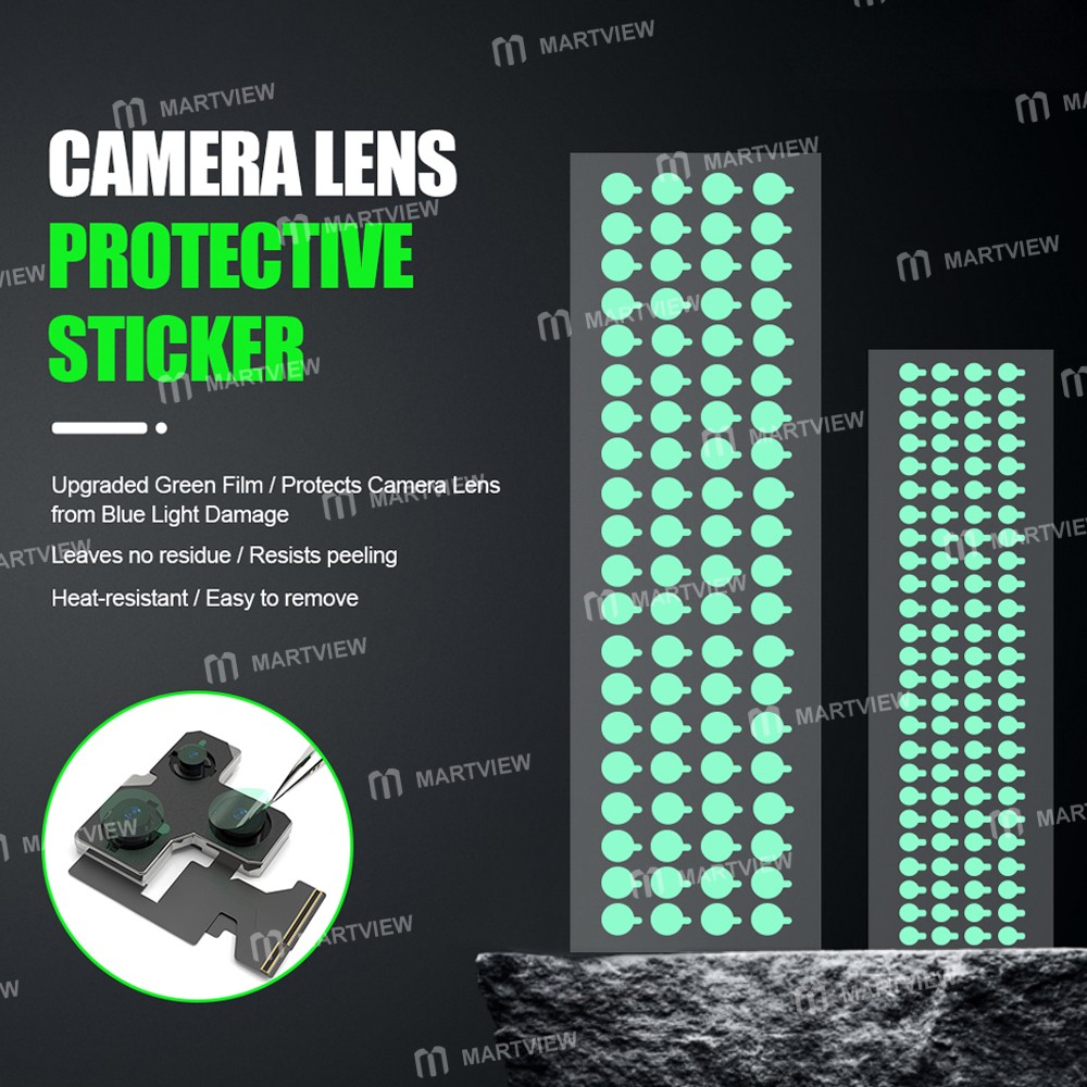 relife 7mm-12mm-phone-camera-all-round-green-dust-proof-protective-sticker-1