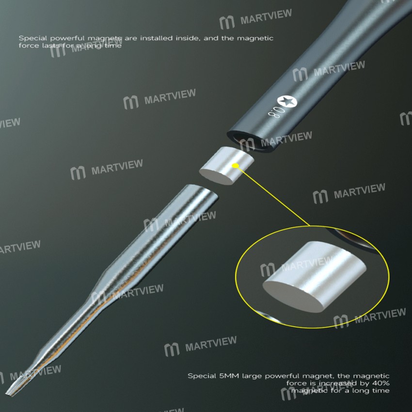 Tomahawk Super Hard Strong Magnetic S2 Screwdriver for iPhone Android Phone Disassembly Repair