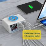 wlx x9dm-110w-8-port-pdqc30-multi-device-desktop-charger-with-wireless-charging-8