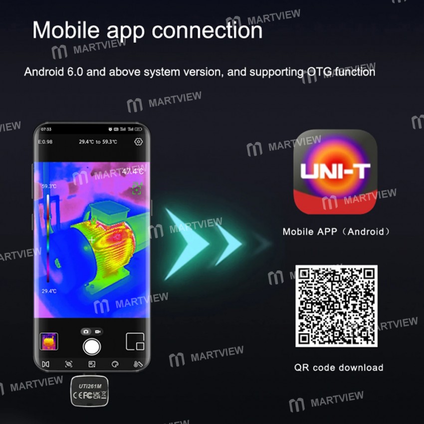 uni t-uti261m-type-c-pcb-circuit-fault-testing-infrared-thermal-imager-for-android-phone-9