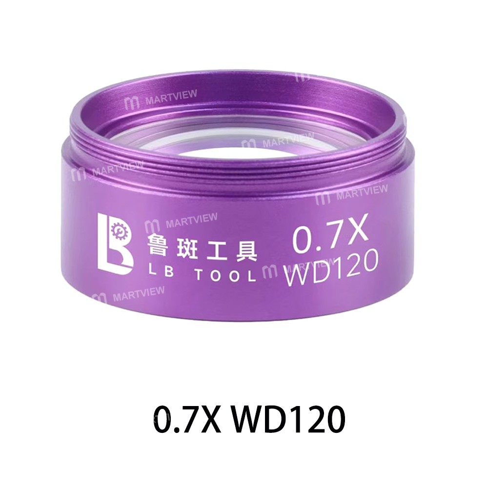luban 05x-wd165-07x-wd120-stereo-microscope-distance-enhancement-auxiliary-objective-lens-3