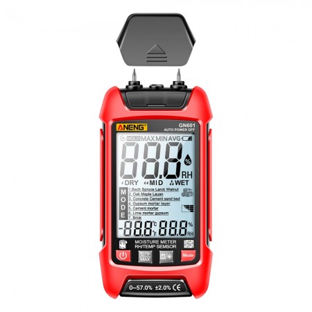 Aneng GN601 Highly Accurate Inductive Moisture Tester for Wood / Cartons / Walls