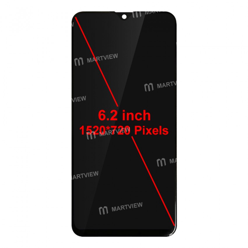 TFT LCD Display Touch Screen Digitizer Assembly Replacement for OPPO A7 - Black