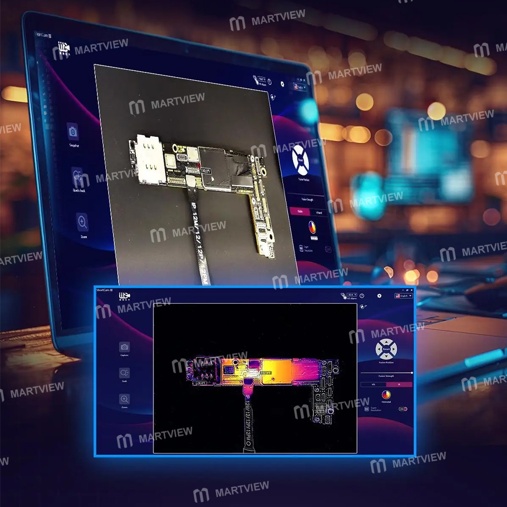 langchi shortcam-iii-4k-infrared-thermal-imaging-pcb-motherboard-short-circuit-diagnostic-instrument