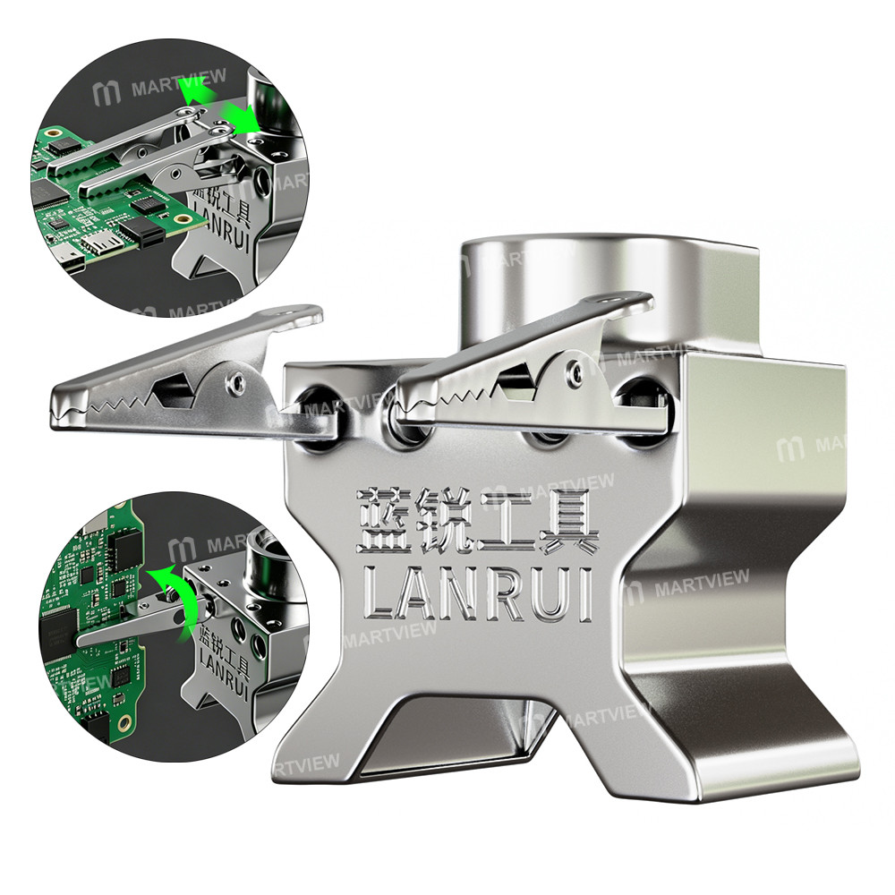 lanrui b17-bright-warcraft-king-metal-clamp-for-clamping-irregularly-shaped-motherboards-1