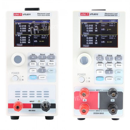 UNI-T UTL8211 / UTL8212 Dual Channel High-Precision Compact DC Electronic Load Tester