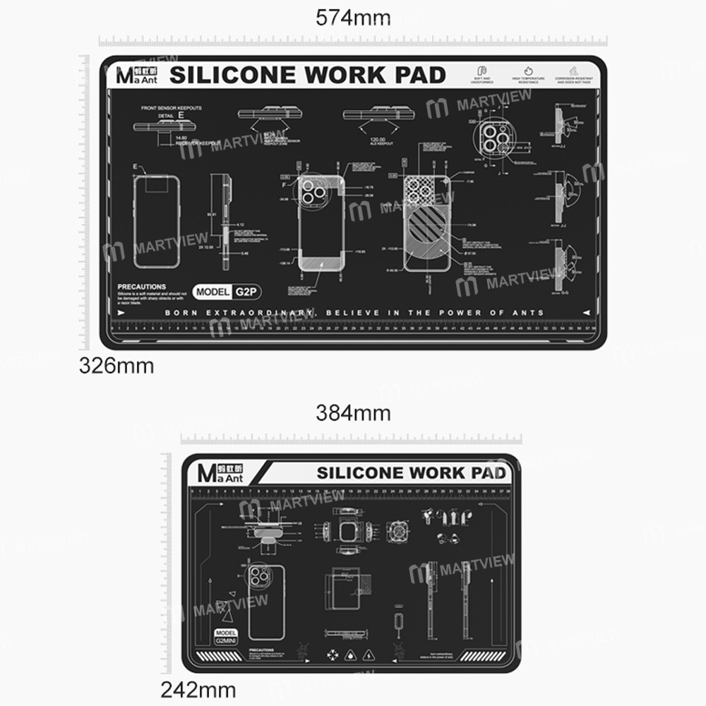 maant g2pro-g2mini-multi-function-heat-insulation-repair-silicone-working-mat-for-pcb-repair-11