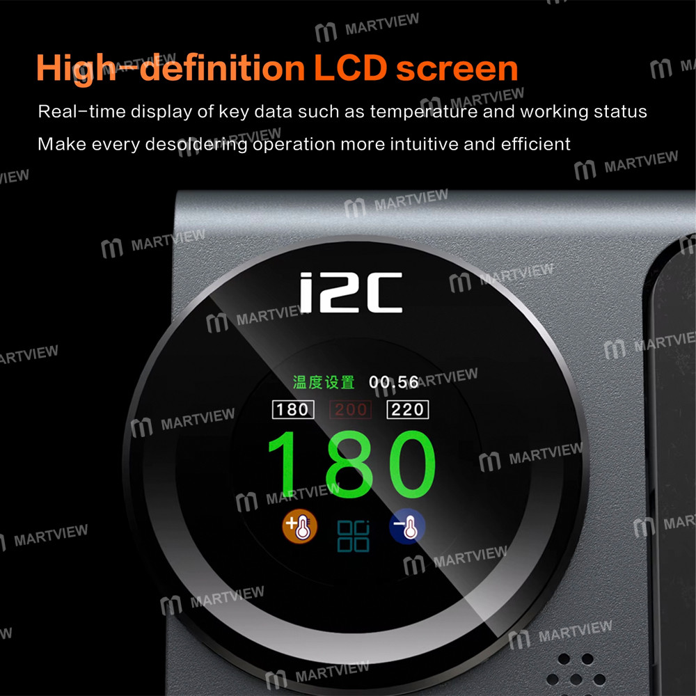 i2c t30-ceramic-heating-intelligent-desoldering-station-for-iphone-x-to-17pm-motherboard-repair-6