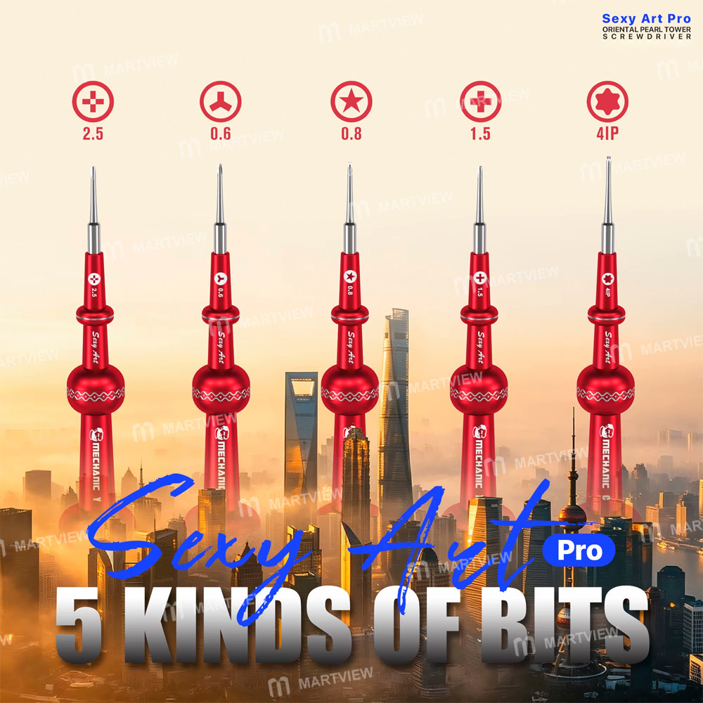 mechanic sexy-art-pro-oriental-pearl-tower-2d-screwdriver-set-compatible-with-iphone-17-series-8