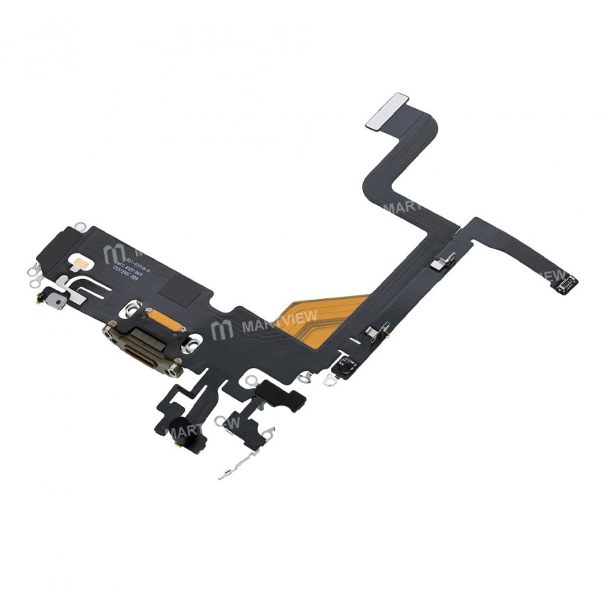 Replacement usb charging flex cable for iPhone 13 pro gold
