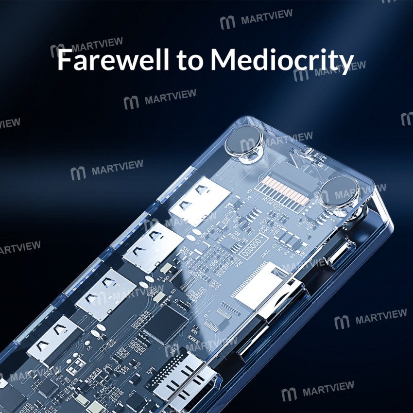 orico wb-series-type-c-to-multiple-interfaces-transparent-hub-7