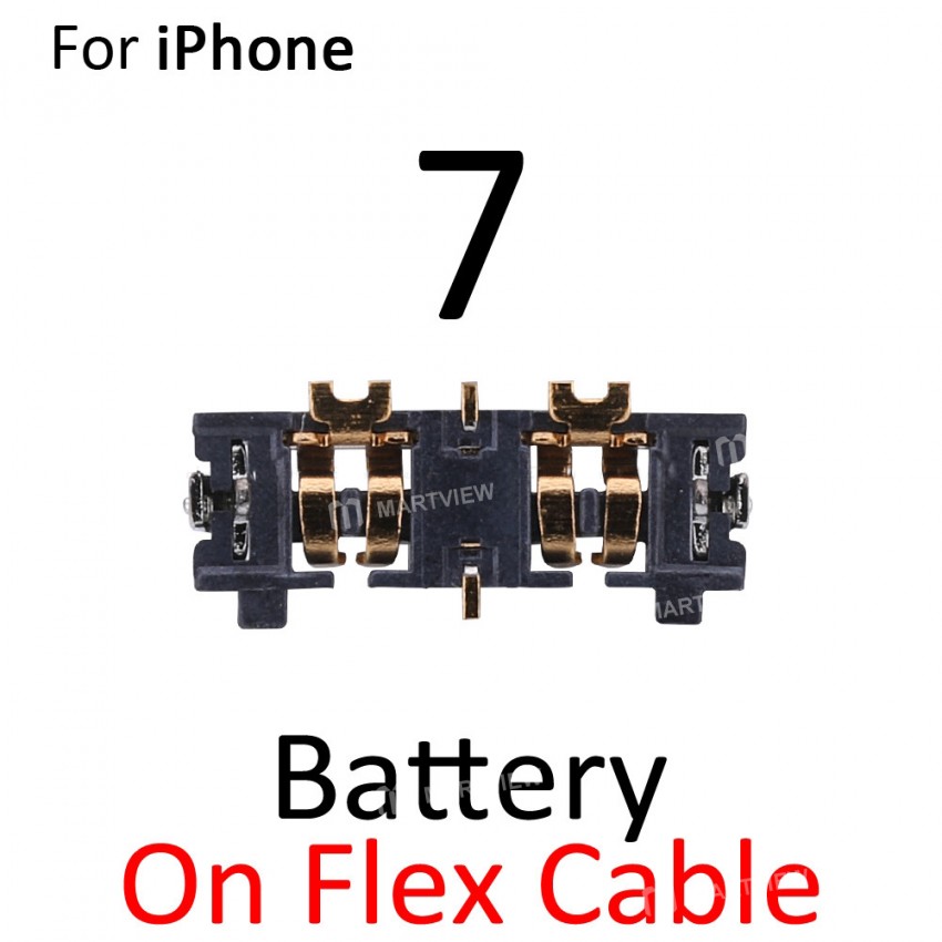 Replacement fpc battery motherboard flex cable connector holder for iPhone xs max xs xr x 8 plus 8 7