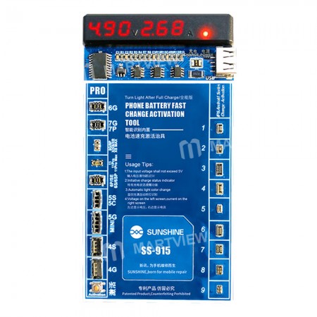 Sunshine SS-915 Fast Charging Smartphone Battery Activation Board with LED Display