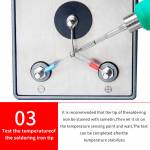 Sugon S-191 Portable LCD Soldering Iron Tip Temperature Tester with 4 PCS Lead-Free Sensors