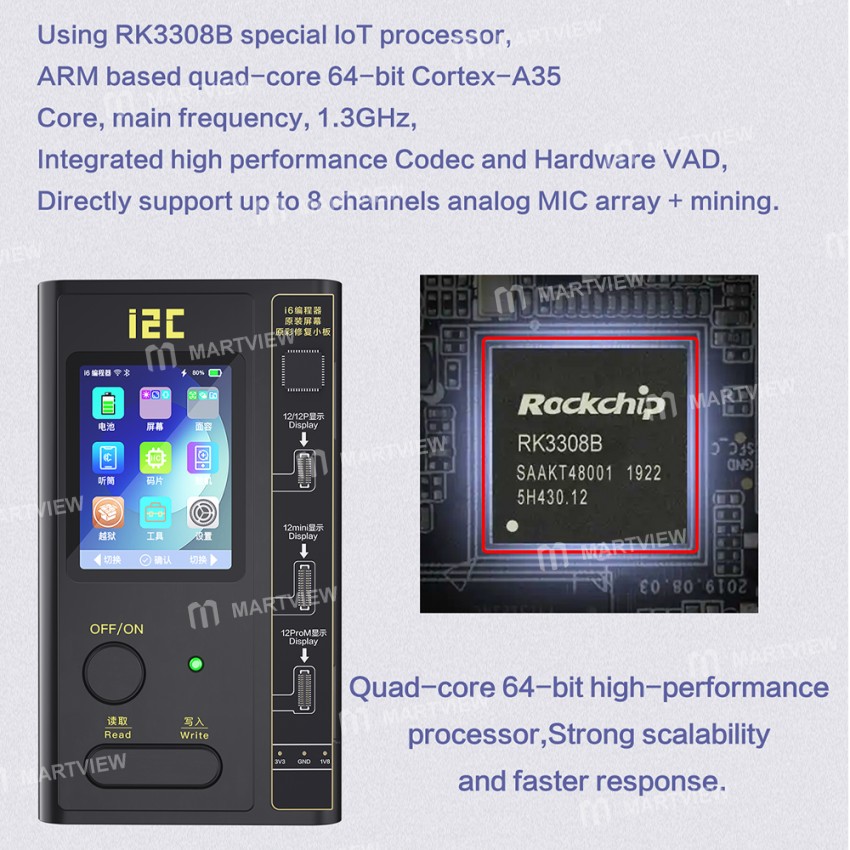 i2C i6 Intelligent Programmer for iPhone Original Screen and Original Color Function Repair