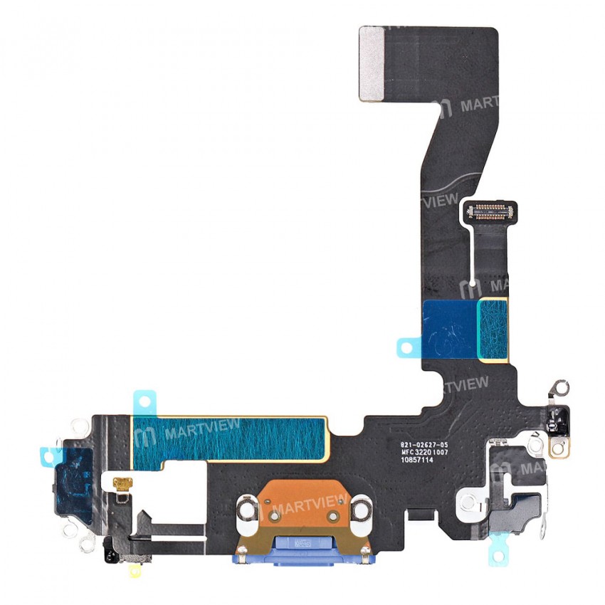 Replacement usb charging flex cable for iPhone 12 12 pro blue