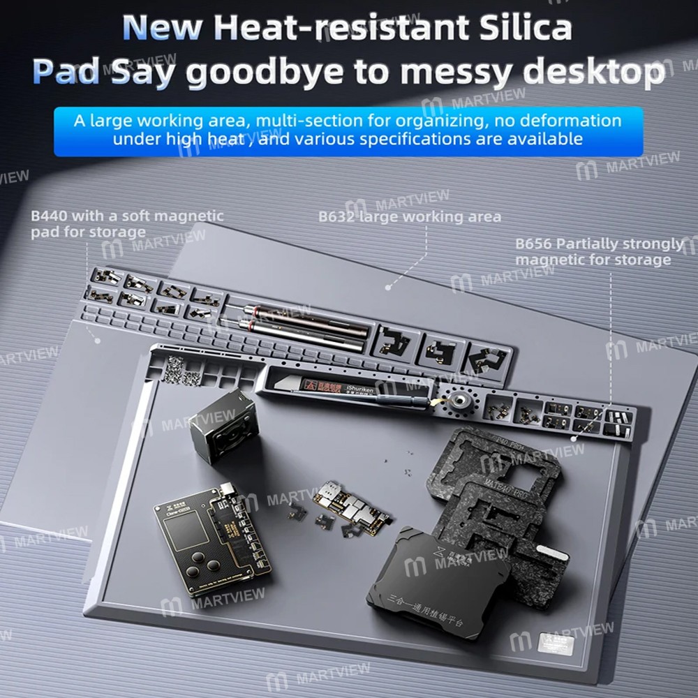 mega idea-desktop-insulation-heat-resistant-silicone-pad-for-mobile-phone-bga-soldering-7