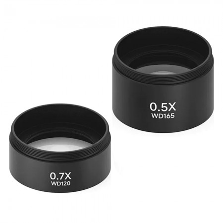 Amaoe 0.5X WD165 / 0.7X WD120 Stereo Microscope Distance Enhancement Auxiliary Objective Lens