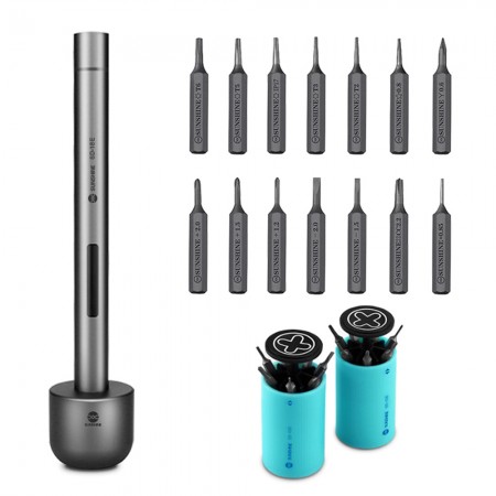 New Upgrade Sunshine SD-18E Wireless Electric Screwdriver with 14 Bits & Storage Box for iPhone 17 Series