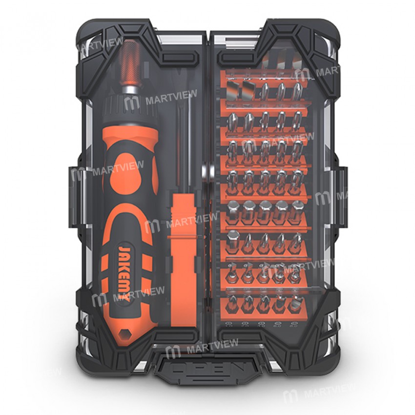 JAKEMY JM-6124 48-in-1 Multifunctional Precision Labor-saving Ratchet Handle Screwdriver Set