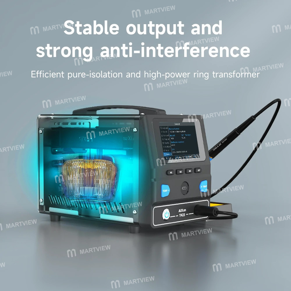 aixun t425-250w-constant-temperature-smart-digital-display-industrial-soldering-station-4