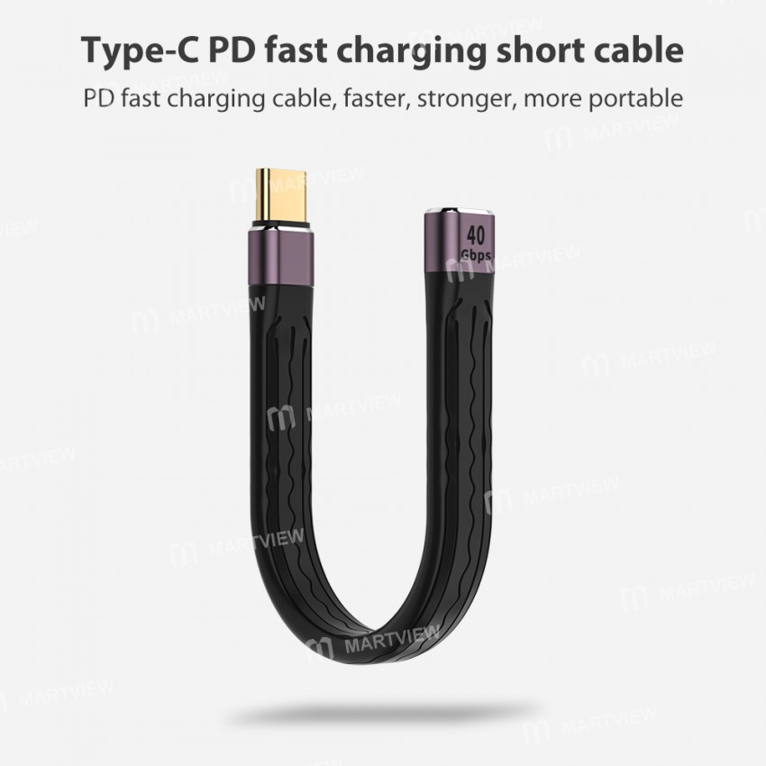 type c-male-female-to-type-c-male-usb-40-gen3-fpc-flexible-data-cable-12