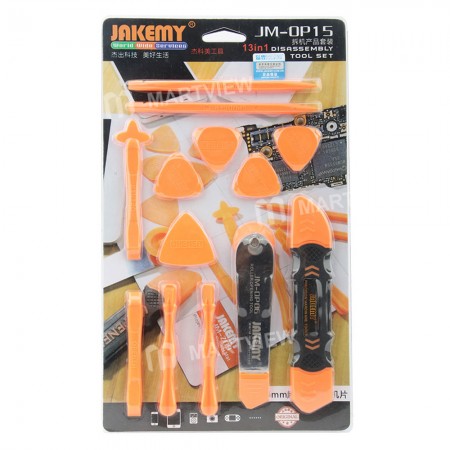 Jakemy JM-OP15 13-in-1 Professional Anti-static Pry Open Tool Set for Phone Disassembly Repair
