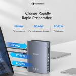 Orico TB3-S3 15-in-1 4K HDMI Thunderbolt 3 40Gbps Type-C Multi-function Docking Station