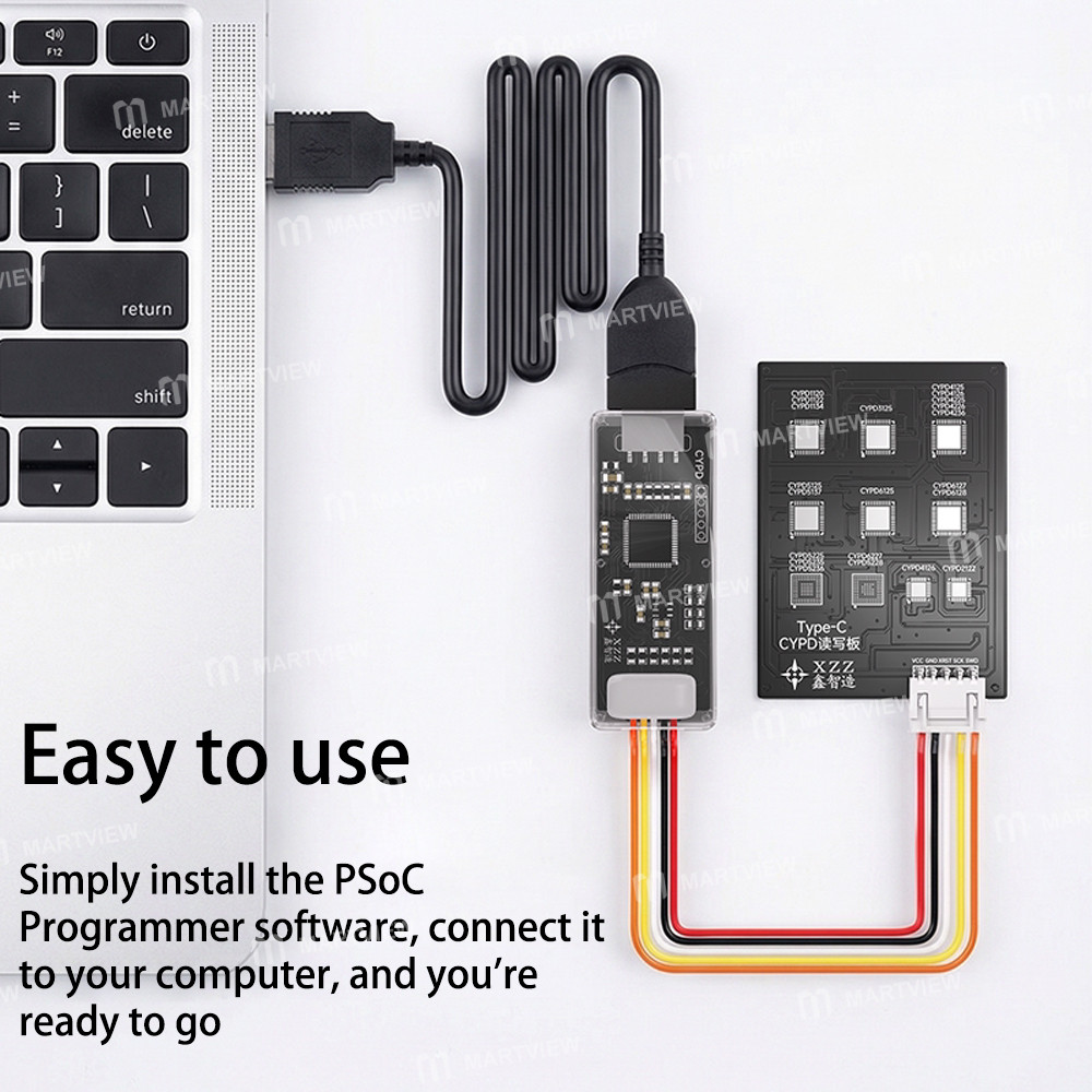 xzz type-c-interface-cypress-cypd-programmer-for-miniprog4-notebook-5