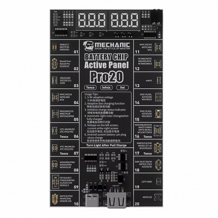 Mechanic Pro20 Fast Charging Battery Chip Activation Detection Panel for Most Android Models