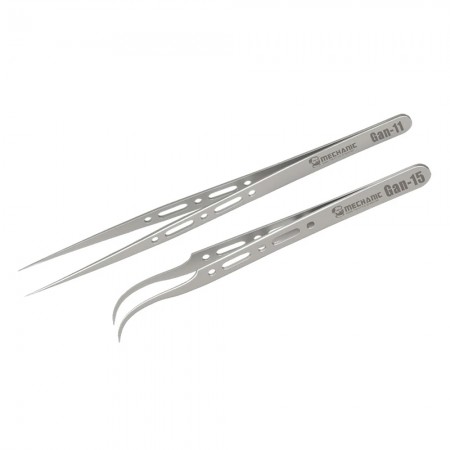 Mechanic Gan-15 / Gan-11 Mobile Phone Repair Fingerprint Flying Wire Anti-magnetic Precision Tweezers