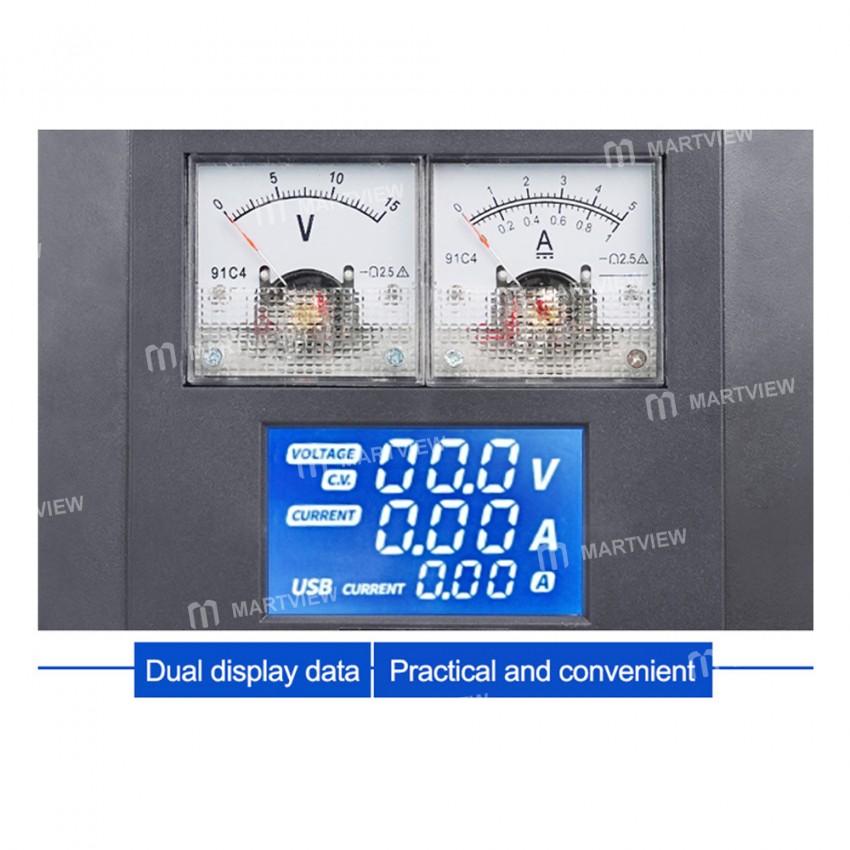 Sunshine P-1505TD 15V 5A Adjustable Intelligent DC Regulated Power Supply with LED Display