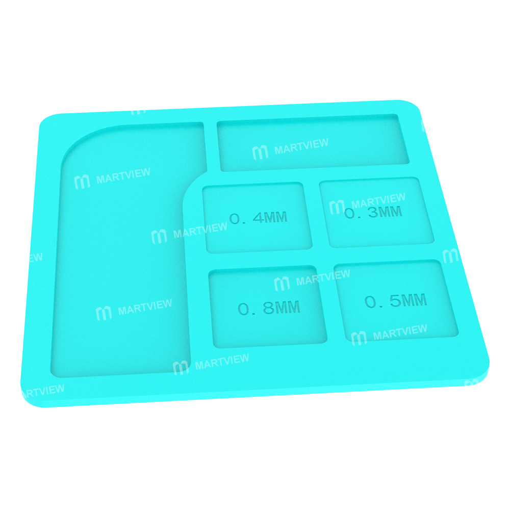 rf4 rf-po20-universal-multi-size-high-temperature-resistant-heat-insulating-tin-plated-silicone-pad-