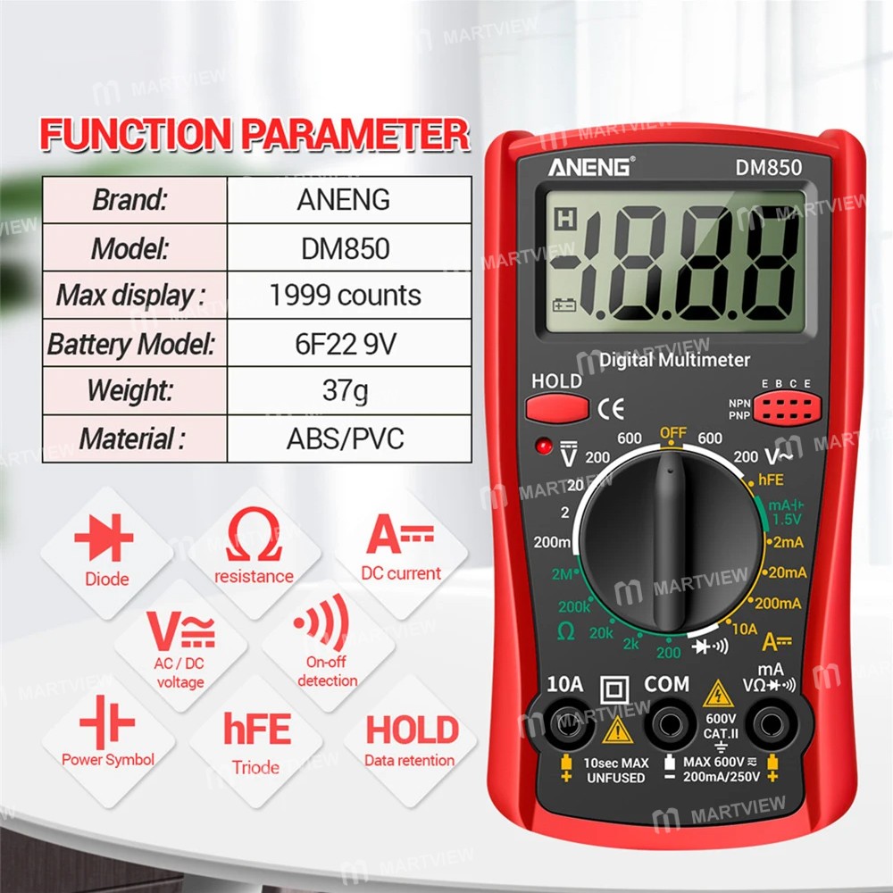 aneng dm850-portable-high-precision-digital-multimeter-with-data-retention-3