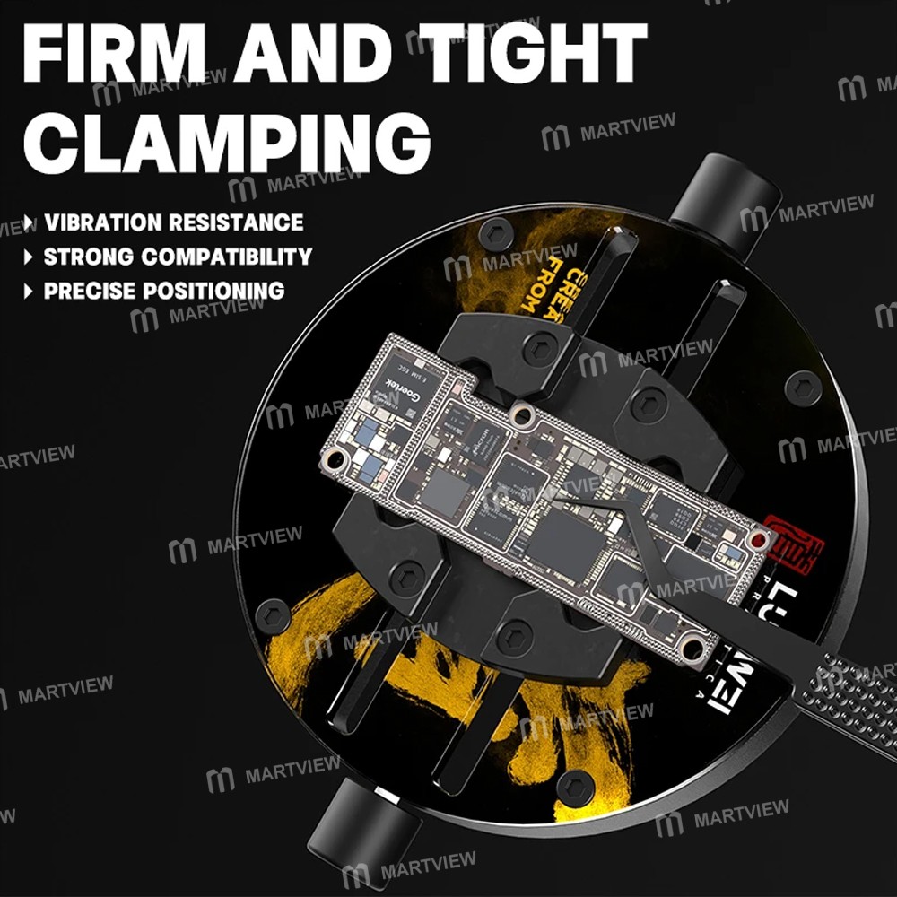 luowei lw-ap05-heat-insulating-ring-shaped-tempered-glass-motherboard-repair-fixture-2