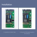 Orico S22PTMS mSATA to 2.5-inch 22Pin SATA SSD Adapter Card