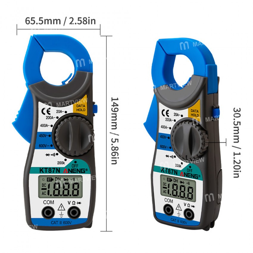 aneng kt87n-600v-fully-automatic-intelligent-mini-digital-clamp-multimeter-14