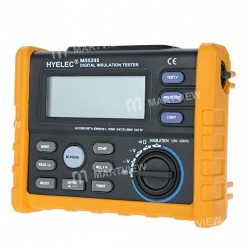 PEAKMETER MS5205 Digital Insulation Resistance Meter Multimeter Megohm Tester