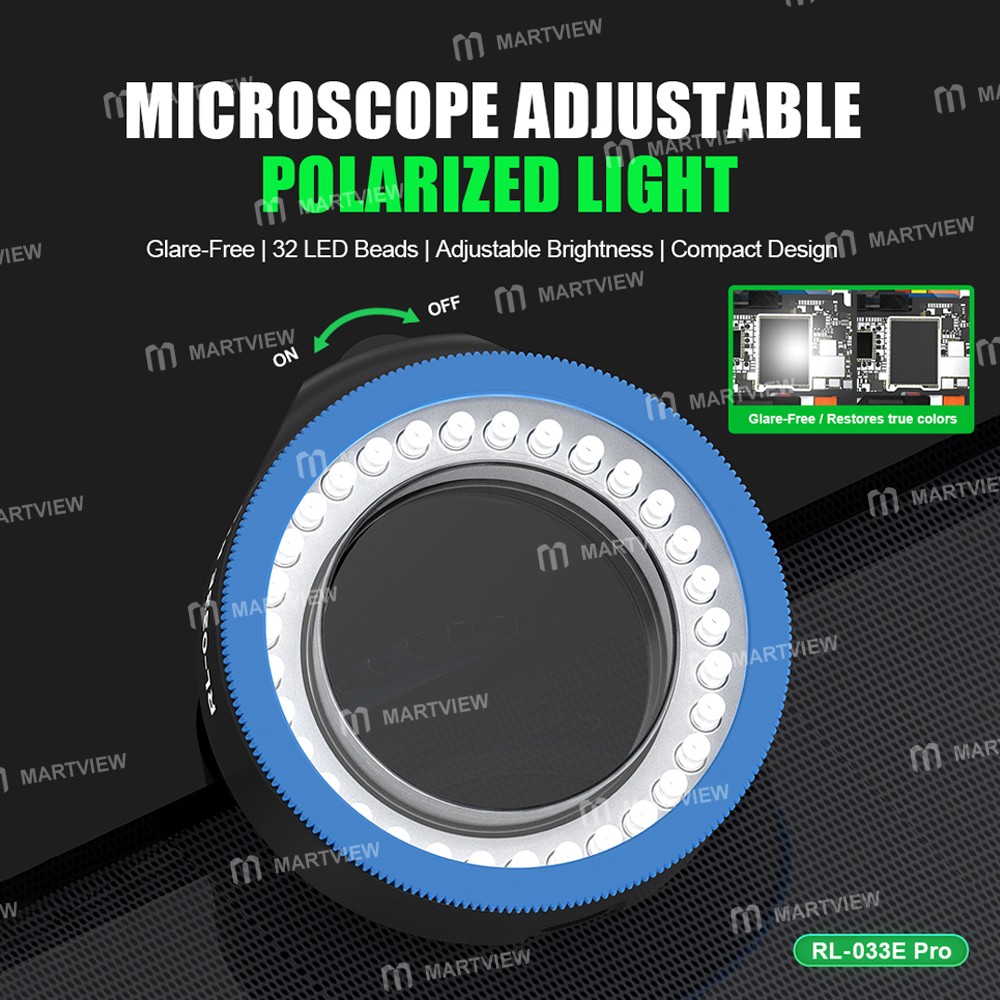 relife rl-033e-pro-dual-polarized-anti-reflective-adjusts-brightness-microscope-light-source-1