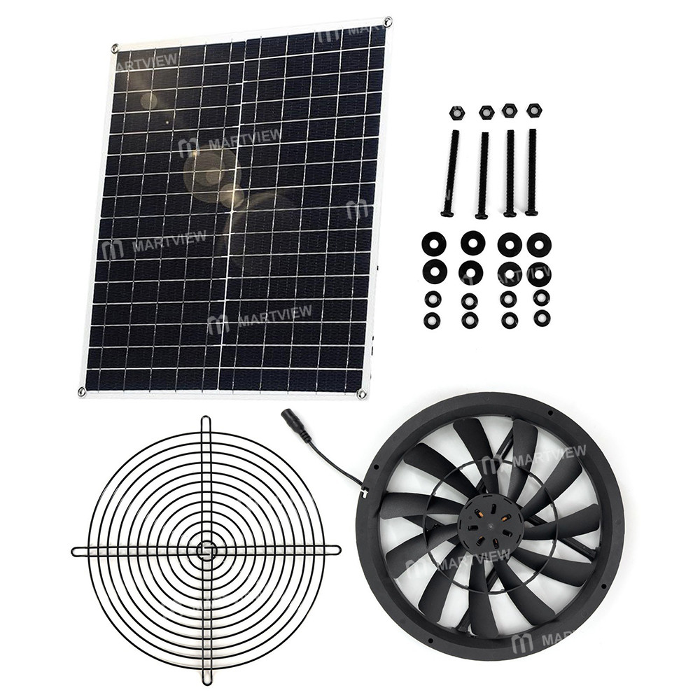solar powered-fan-for-camping-outdoor-20w-solar-panel-fan-kit-09