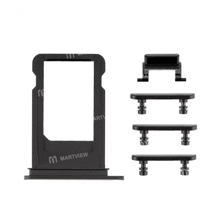 Replacement sim card slot holder tray volume button power button mute button for iPhone 7