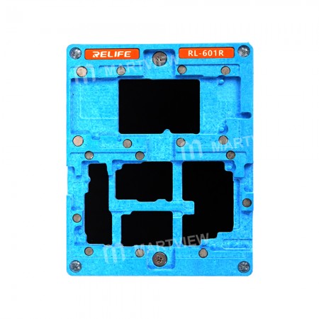 Relife RL-601R Motherboard Reballing Platform PCB Middle Layer Disassembly Planting Tin Fixture Holder for iPhone 12 mini / 12 Pro Max / 12 / 11 Pro Max / 11 Pro / 11 / Xs / Xs Max / X
