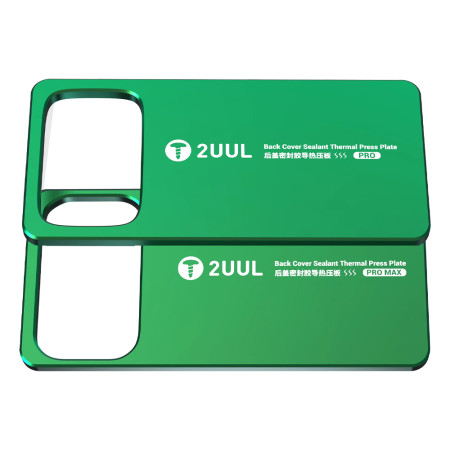 2uul DA68 Back Cover Sealant Thermal Press Plate for iPhone 17 Series - 2Pcs