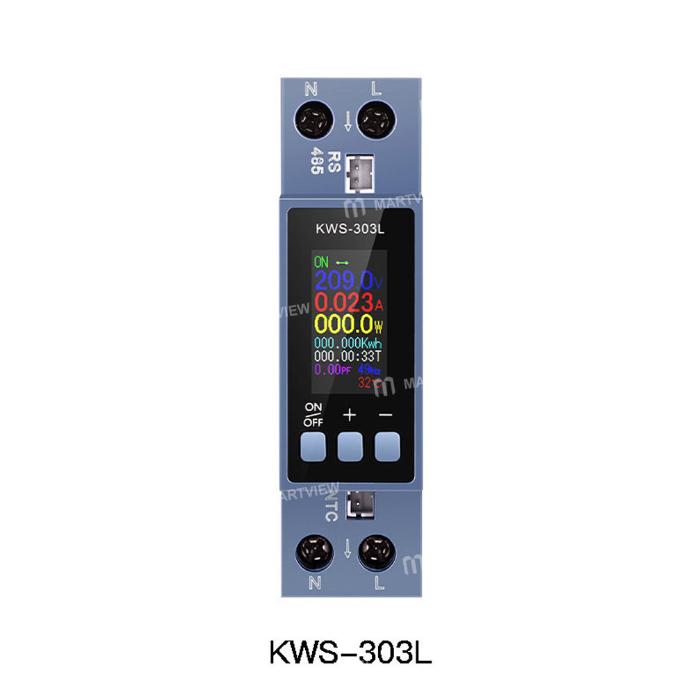 kws 303-series-multifunctional-rail-mounted-voltage-current-meter-with-power-off-protection--wifi-fu