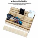 relife rl-001b-pro-24-grid-wooden-durable-multifunctional-mobile-phone-storage-management-box-8